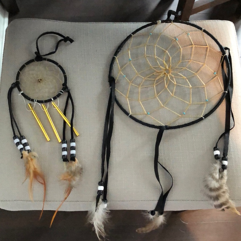 Small and large matching dream catcher